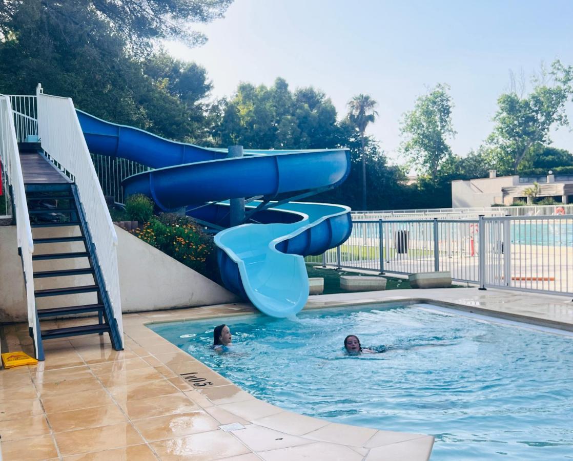 Domaine De La Coudouliere, Vue Mer, Plage, Piscine Et Parc 식스포즈레스플라지스 외부 사진
